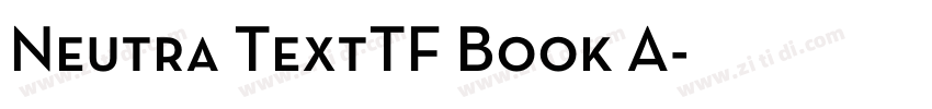 Neutra TextTF Book A字体转换
